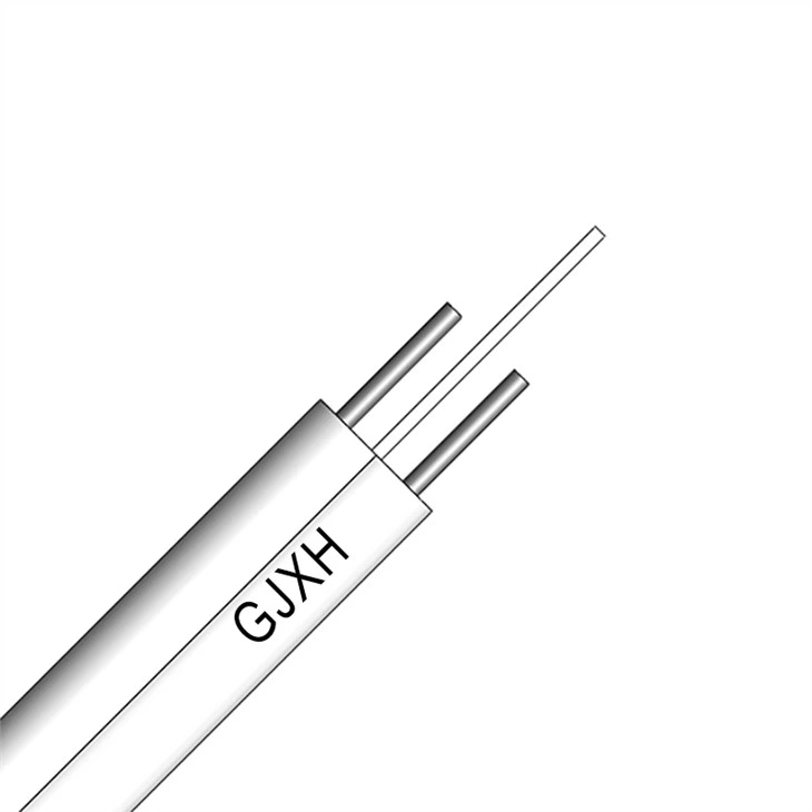 Niet-zelfdragende, met metaal versterkte valkabel GJXH
